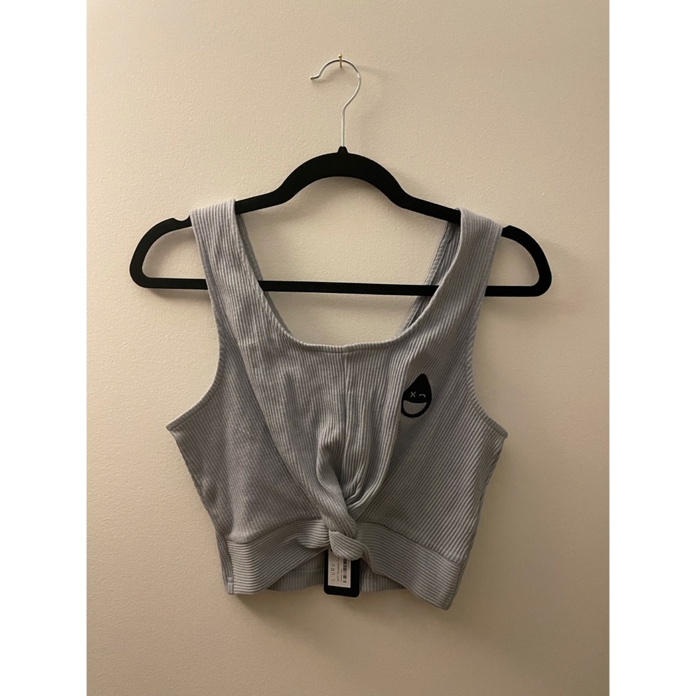 NWT L’URV x RUMBLE Blue Cropped Tank (Sz S)
